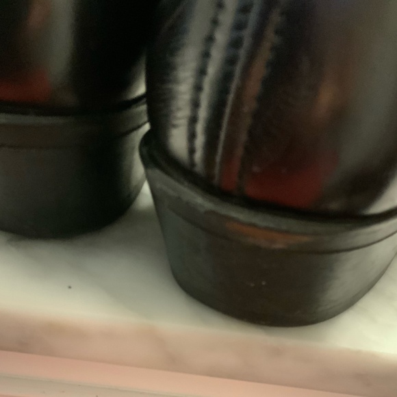 Men’s leather cowboy boots - Picture 3 of 4